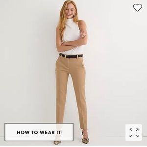 J.Crew Cameron slim cropped pant in four-season stretch, Size 6